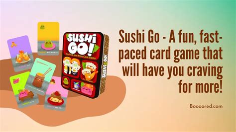 Sushi Go! - Ett snabbfint kortspel fyllt med läckra rätter och strategisk samling!